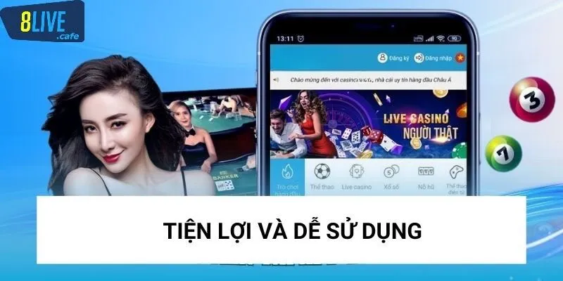 Ưu điểm của việc tải app 8live